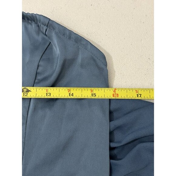 Cider Mini Satin Dress Front Tie Women Large - Picture 9 of 11